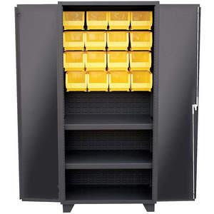 JAMCO HY236-BL Bin Shelf Cabinet 78 x 36 x 24 With 16 Bins | AA8KGP 18H102