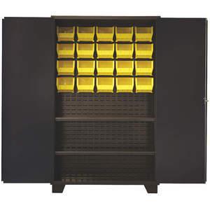 JAMCO HY248-BL Bin Shelf Cabinet 78 x 48 x 24 With 20 Bins | AA8KGQ 18H103