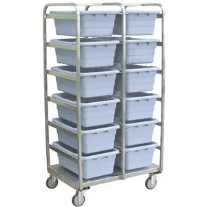 JAMCO YQ236-U5-AS Bin Cart 36 x 26 x 72 Inch 1200 Lb. Capacity | AA7LVA 16D037