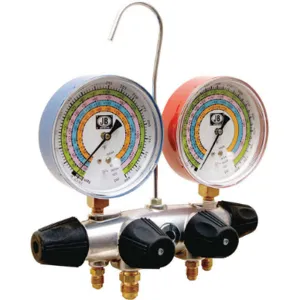 JB INDUSTRIES 25708 Manifold Gauges 4-refrigerant Gauges | AA6TYH 14X858