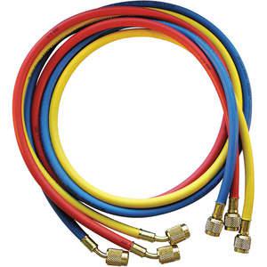 JB INDUSTRIES CCLS5-60 Manifold Hose Set 60 Inch Red Yellow Blue | AH6FPH 35YX42