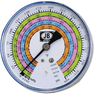 JB INDUSTRIES M2-400 Pressure Gauge 4 Inch Low Side | AA6TYF 14X856