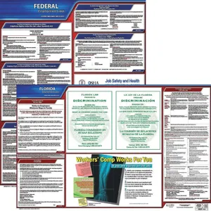 JJ KELLER 100-FL-1 Labor Law Poster Federal and State FL ENG 20 Inch Height 1 Year | AH6QVC 36EU70