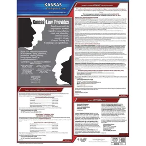 JJ KELLER 100-KS Labor Law Poster State Labor Law KS | AH2HVB 29EA02