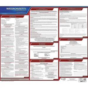 JJ KELLER 100-MA Labor Law Poster State Labor Law MA | AH2HVE 29EA05