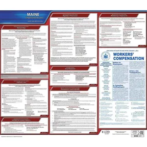 JJ KELLER 100-ME Labor Law Poster State Labor Law ME | AH2HVG 29EA07