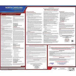 JJ KELLER 100-NC Labor Law Poster State Labor Law NC | AH2HVN 29EA13