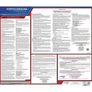 JJ KELLER 100-NC Labor Law Poster State Labor Law NC | AH2HVN 29EA13