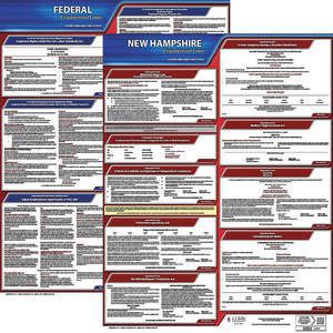 JJ KELLER 100-NH-3 Labor Law Poster Federal and State NH ENG 20 Inch Height 3 Year | AH6RAQ 36EV98