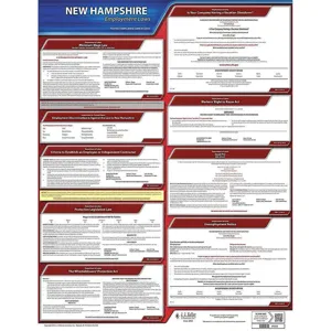 JJ KELLER 100-NH Labor Law Poster State Labor Law NH | AH2HVR 29EA16