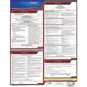 JJ KELLER 100-OH Labor Law Poster State Labor Law OH | AH2HVX 29EA21