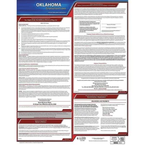 JJ KELLER 100-OK Labor Law Poster State Labor Law OK | AH2HVY 29EA22