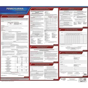 JJ KELLER 100-PA Labor Law Poster State Labor Law PA | AH2HWA 29EA24