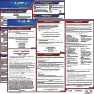 JJ KELLER 100-TN-K Labor Law Poster Kit TN English 27 Inch Width | AH2JAW 29EC36