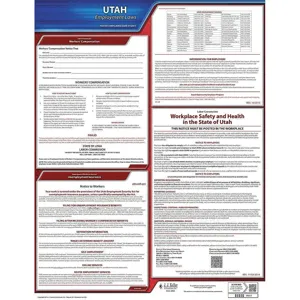 JJ KELLER 100-UT Labor Law Poster State Labor Law UT | AH2HWJ 29EA32