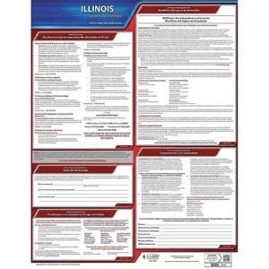 JJ KELLER 200-IL Labor Law Poster State Labor Law IL | AH2HXG 29EA53