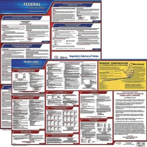 JJ KELLER 200-MD-K Labor Law Poster Kit MD Spanish 27 Inch Width | AH2JCD 29EC66