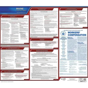 JJ KELLER 200-ME Labor Law Poster State Labor Law ME | AH2HXP 29EA60