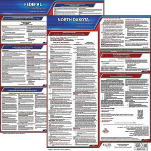 JJ KELLER 200-ND-5 Labor Law Poster Federal and State ND SP 20 Inch Height 5 Year | AH6RHL 36EX57