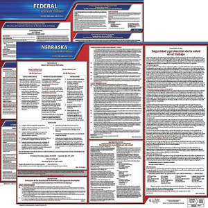 JJ KELLER 200-NE-3 Arbeitsrecht-Poster Bundes/Bundesstaat NE SP 20 Zoll Höhe 3 Jahre | AH6RCX 36EW51