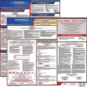 JJ KELLER 200-NM-3 Labor Law Poster Federal / State NM SP 20 Inch Height 3 Year | AH6RDA 36EW54