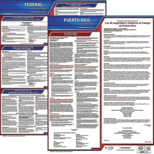 JJ KELLER 200-PR-3 Labor Law Poster Federal / State PR SP 20 Inch Height 3 Year | AH6RDH 36EW61