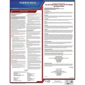 JJ KELLER 200-PR Labor Law Poster State Labor Law PR | AH2HYJ 29EA78