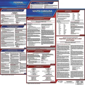 JJ KELLER 200-SC-3 Labor Law Poster Federal / State SC SP 20 Inch Height 3 Year | AH6RDK 36EW63