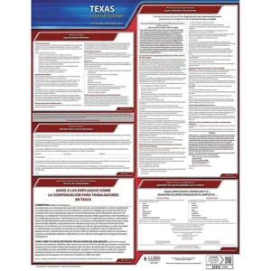 JJ KELLER 200-TX Labor Law Poster State Labor Law TX | AH2HYQ 29EA84