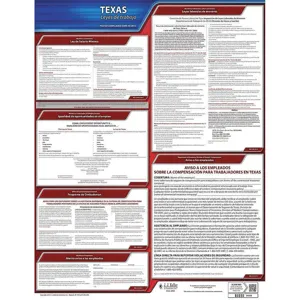 JJ KELLER 200-TXWC Labor Law Poster State Labor Law TX | AH2HYP 29EA83