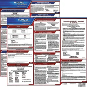 JJ KELLER 200-VT-K Labor Law Poster Kit VT Spanish 27 Inch Width | AH2JDJ 29EC94