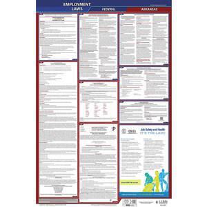 JJ KELLER 300-AR-5 Labor Law Poster Federal / State AR ENG 26 Inch Height 5 Year | AH6QPE 36ET56