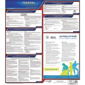 JJ KELLER 37994 Federal Employment Law Poster Spanish | AF6DKT 9XT95