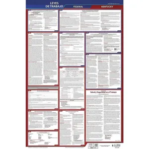 JJ KELLER 400-KY-5 Labor Law Poster Federal and State KY SP 26 Inch Height 5 Year | AH6QTD 36EU25