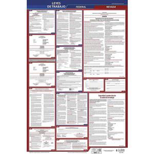 JJ KELLER 400-NV-5 Labor Law Poster Federal and State NV SP 26 Inch Height 5 Year | AH6QTW 36EU41