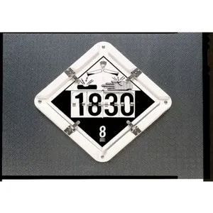 JJ KELLER 693TPFN Vehicle Placard Multiple Legends Aluminium | AD3FLF 3YUF7