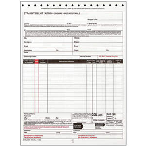 JJ KELLER 970 Bill of Lading Form Reg Compliance PK250 | AG9EXR 19YK70