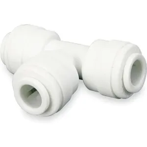 JOHN GUEST CI0212W-PK10 Union Tee 3/8 Inch Tube Outer Diameter White - Pack Of 10 | AB4BMG 1WTG7