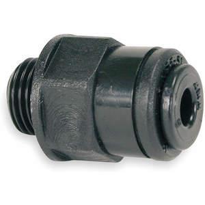 JOHN GUEST PM011013E-PK10 Male Connector 10mm Tube Outer Diameter Black - Pack Of 10 | AB4BRH 1WTW1