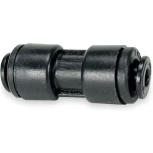 JOHN GUEST PM0405E-PK10 Union Connector 5mm Tube Outer Diameter Black - Pack Of 10 | AB4BRN 1WTW6