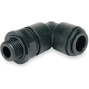 JOHN GUEST PM091214E-PK10 Swivel Elbow 12mm Tube Outer Diameter Black - Pack Of 10 | AB4BZE 1WUE8