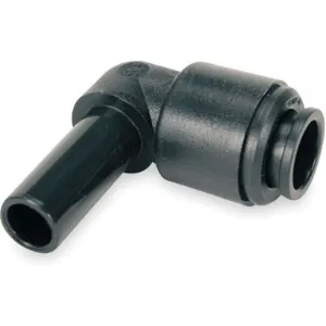 JOHN GUEST PM221212E-PK10 Plug In Elbow 12mm Tube Outer Diameter Black - Pack Of 10 | AB4BYA 1WUB8