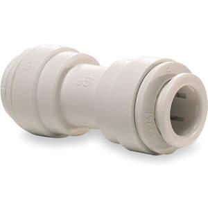 JOHN GUEST PP0412W-PK10 Union Connector Tube Outer Diameter 3/8 Inch - Pack Of 10 | AB4BNY 1WTL9