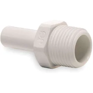 JOHN GUEST PP050821W-PK10 Stem Adapter Tube Outer Diameter 1/4 Inch Polypropylene - Pack Of 10 | AB4BPA 1WTN2