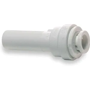 JOHN GUEST PP061208W-PK10 Reducer Tube Outer Diameter 3/8 x 1/4 Inch Polypropylene - Pack Of 10 | AB4BPG 1WTN8