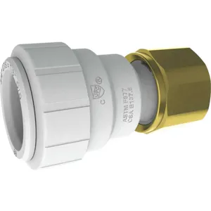 JOHN GUEST PSEI452826 Female Connector 3/4 Cts x 3/4 Npt White | AA7WZH 16T763