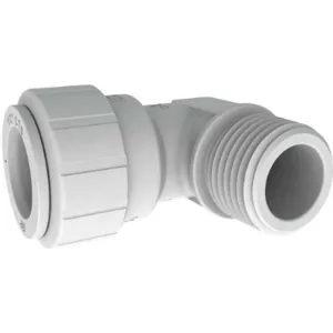 JOHN GUEST PSEI482024 Male Fixed Elbow 1/2 Cts x 1/2 Npt White | AA7WZM 16T767