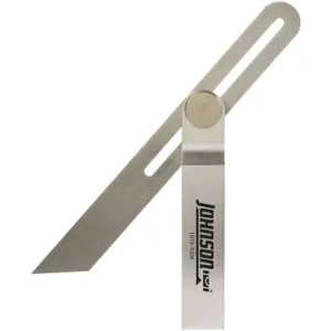 JOHNSON 1913-1000 Sliding T-bevel Aluminium Stainless Steel 10 In | AB6LHV 21XK14