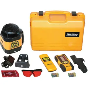 JOHNSON 40-6529 Rotary Laser Level 1500 Feet Diameter Red | AF2TXU 6XUR2