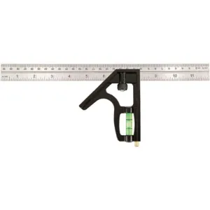 JOHNSON 400EM-S Combination Square 12 Inch Length Inch Graduation | AB6LJA 21XK22